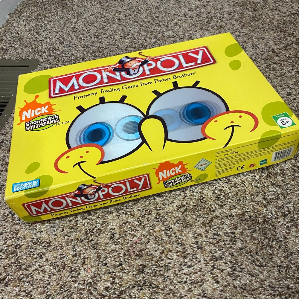 Monopoly Board Game SpongeBob SquarePants Edition